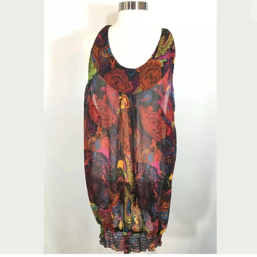 Lane Bryant Sheer Bubble Top Sz 18
